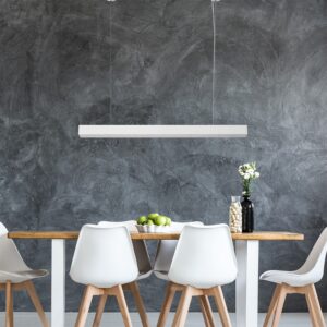 Suspension luminaire MIRA L LED 45W couleur variable CCT - blanc