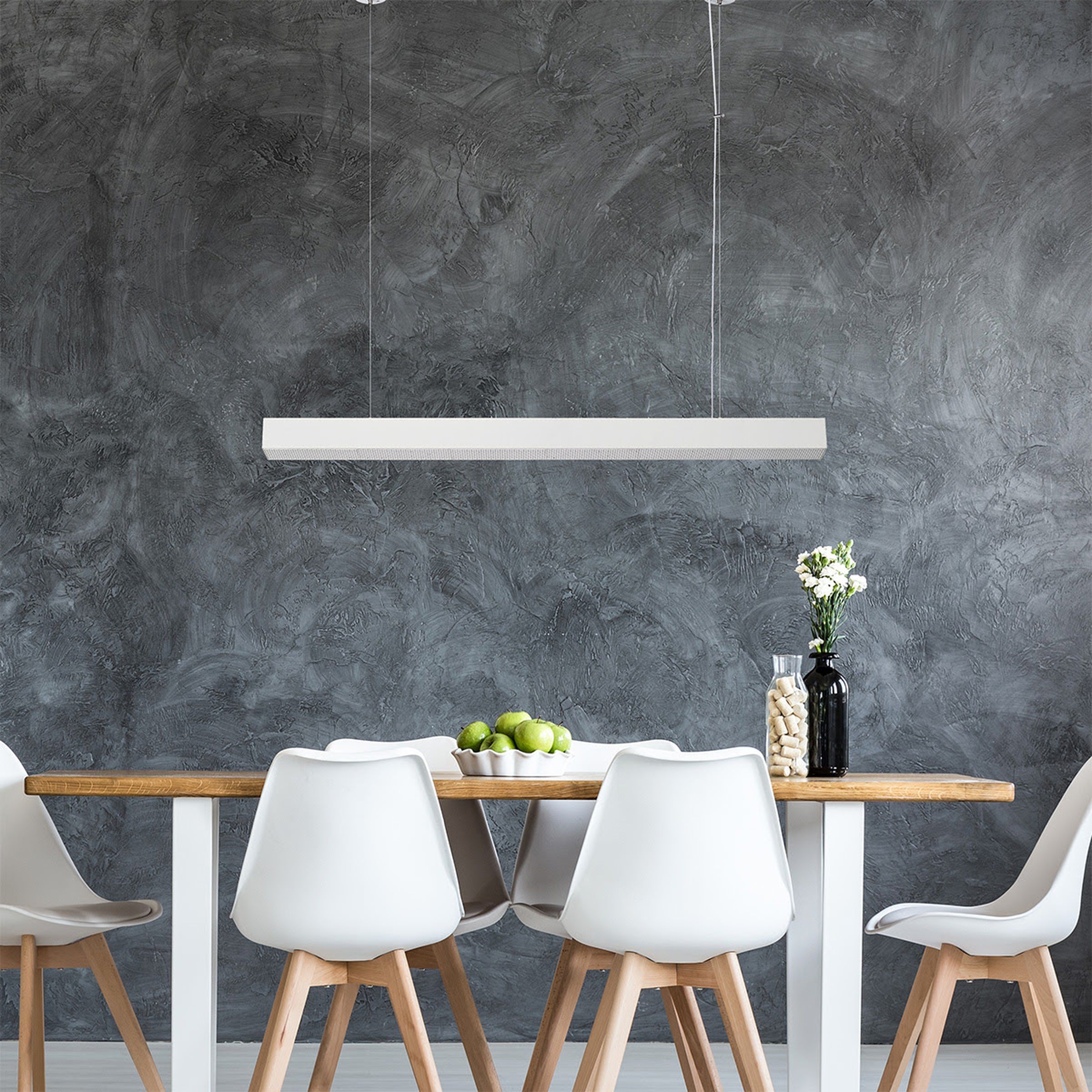 Suspension luminaire MIRA L LED 45W couleur variable CCT - blanc Suspension luminaire MIRA L LED 45W couleur variable CCT - blanc