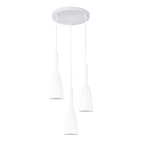 Suspension SOLIN 3xE27 blanc