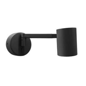 Applique de lecture avec bras articulé et interrupteur SNOW 1 GU10 - noir