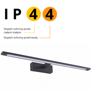 Applique ISLA LED Grande 20W CCT 3000/4000/6000K IP44 - noir