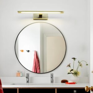 Applique ISLA LED moyenne 12W CCT 3000/4000/6000K IP44 - dorée