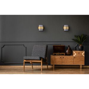 Applique MIELE G9 - doré/fumé