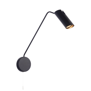 Applique murale avec bras articulé FUTURO GU10 - noir