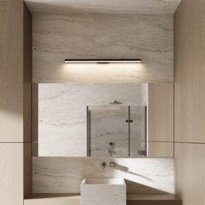 Applique murale de salle de bain AQUA M LED 20W CCT IP44 - noir