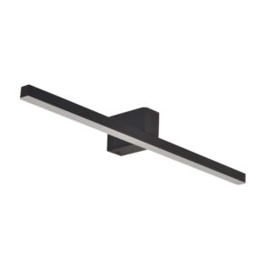 Applique murale de salle de bain NEVADA L LED 20W 4000K IP44 - noire