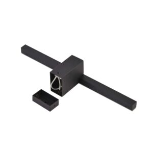 Applique murale de salle de bain NEVADA M LED 12W 4000K IP44 - noir