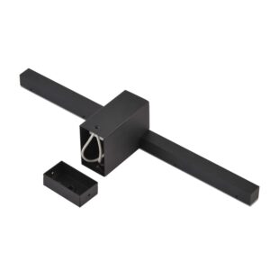 Applique murale de salle de bain NEVADA M LED 12W 4000K IP44 - noir