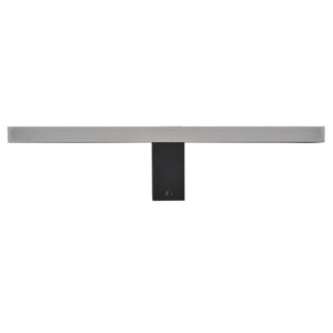 Applique murale de salle de bain NEVADA M LED 12W 4000K IP44 - noir