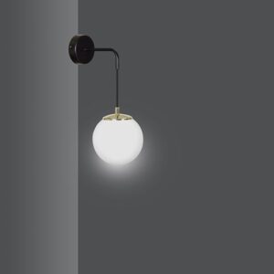 Applique Murale Design OGNIS K1 Noir - Élégance et Qualité Polonaise