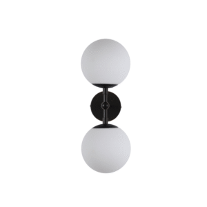 Applique murale DORADO 2 2xE14 - noir/blanc