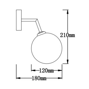 Applique murale DORADO G9 - cuivre