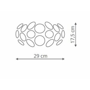 Applique murale FERRARA E14 - chrome