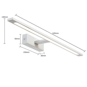 Applique murale ISLA LED grande 20W CCT 3000/4000/6000K IP44 - blanc