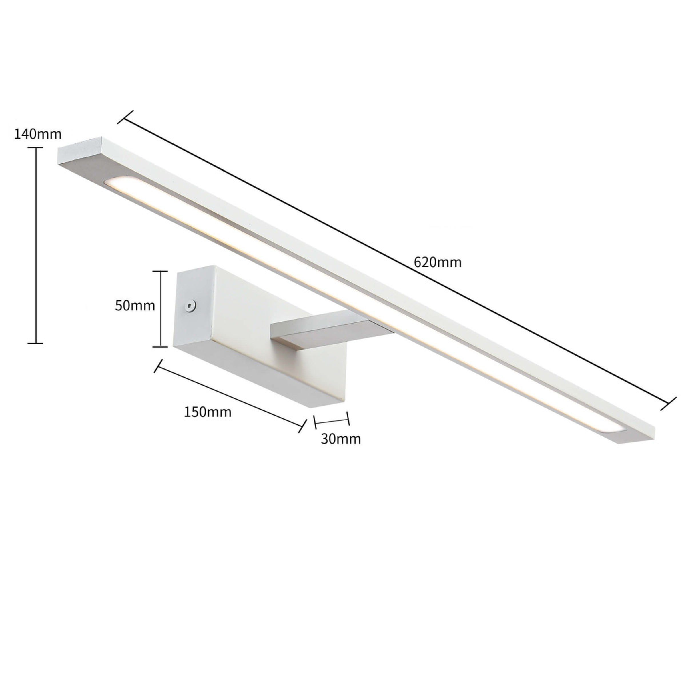 Applique murale ISLA LED grande 20W CCT 3000/4000/6000K IP44 - blanc Applique murale ISLA LED grande 20W CCT 3000/4000/6000K IP44 - blanc