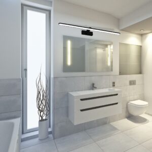 Applique murale LED SPLASH NOIRE 100 cm 21W