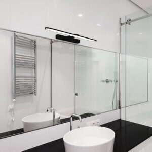 Applique murale LED SPLASH NOIRE 40cm 8W