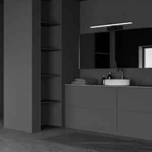 Applique murale LED SPLASH NOIRE 40cm 8W