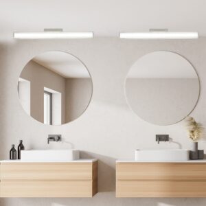 Applique murale LINEA LED 8W 45cm CCT 3000K/4000K/6000K IP44 - chrome