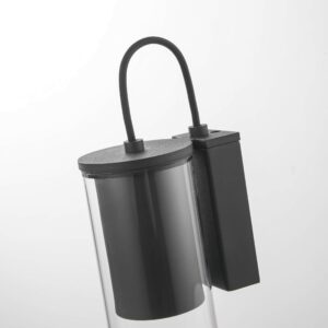 Applique murale MANACOR 1 GU10 - noir/noir/transparent