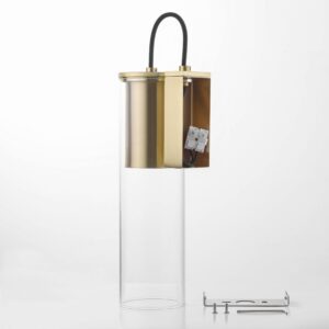 Applique murale MANACOR 1 GU10 - or/noir/transparent