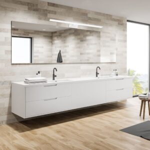 Applique murale Shine 80cm 15W LED Blanc