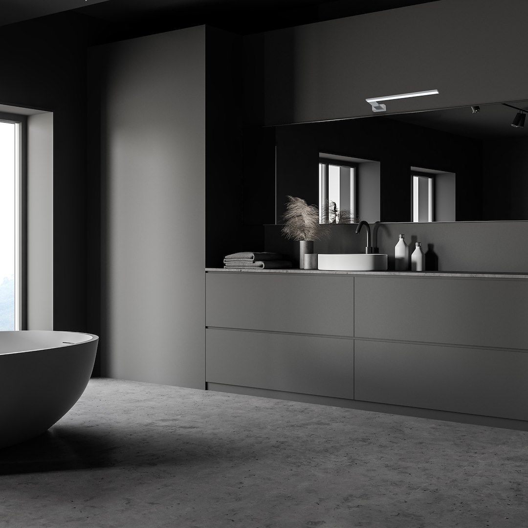 Applique miroir salle de bain SHINE Chrome LED 11 W 4000 K IP44 45 cm Applique murale SHINE CHROME 45 cm 11W LED