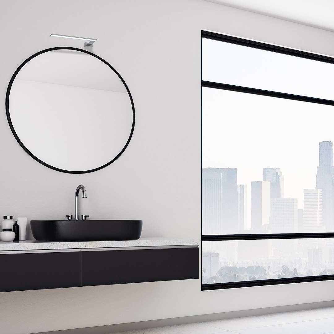 Applique miroir salle de bain SHINE Chrome LED 11 W 4000 K IP44 45 cm Applique murale SHINE CHROME 45 cm 11W LED