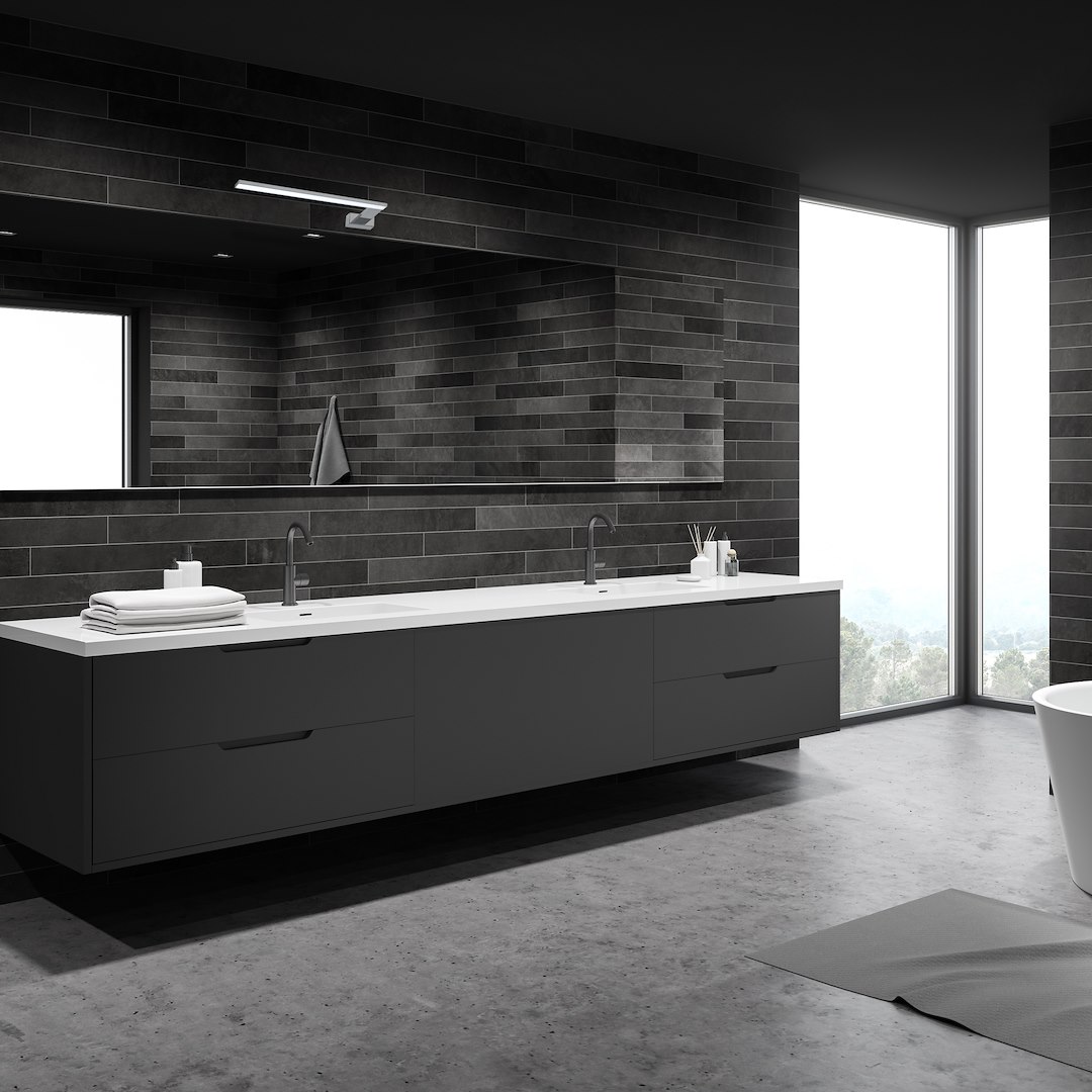 Applique miroir salle de bain SHINE Chrome LED 11 W 4000 K IP44 45 cm Applique murale SHINE CHROME 45 cm 11W LED