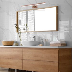 Applique murale SHINE couleur or rose 60 cm 13,8W LED