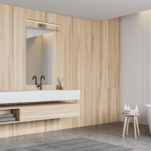 Applique murale SHINE en laiton 60 cm avec LED 13,8W