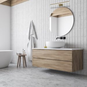 Applique murale SHINE en laiton 60 cm avec LED 13,8W