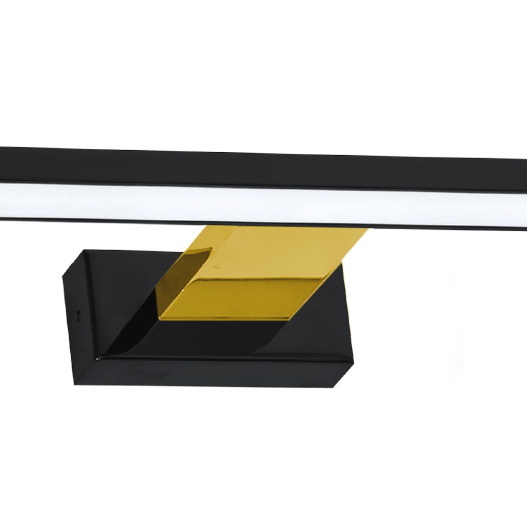 Applique miroir salle de bain SHINE 60 cm LED 13,8 W IP44 Noir/Or Applique murale SHINE NOIR/OR 60cm 13,8W LED