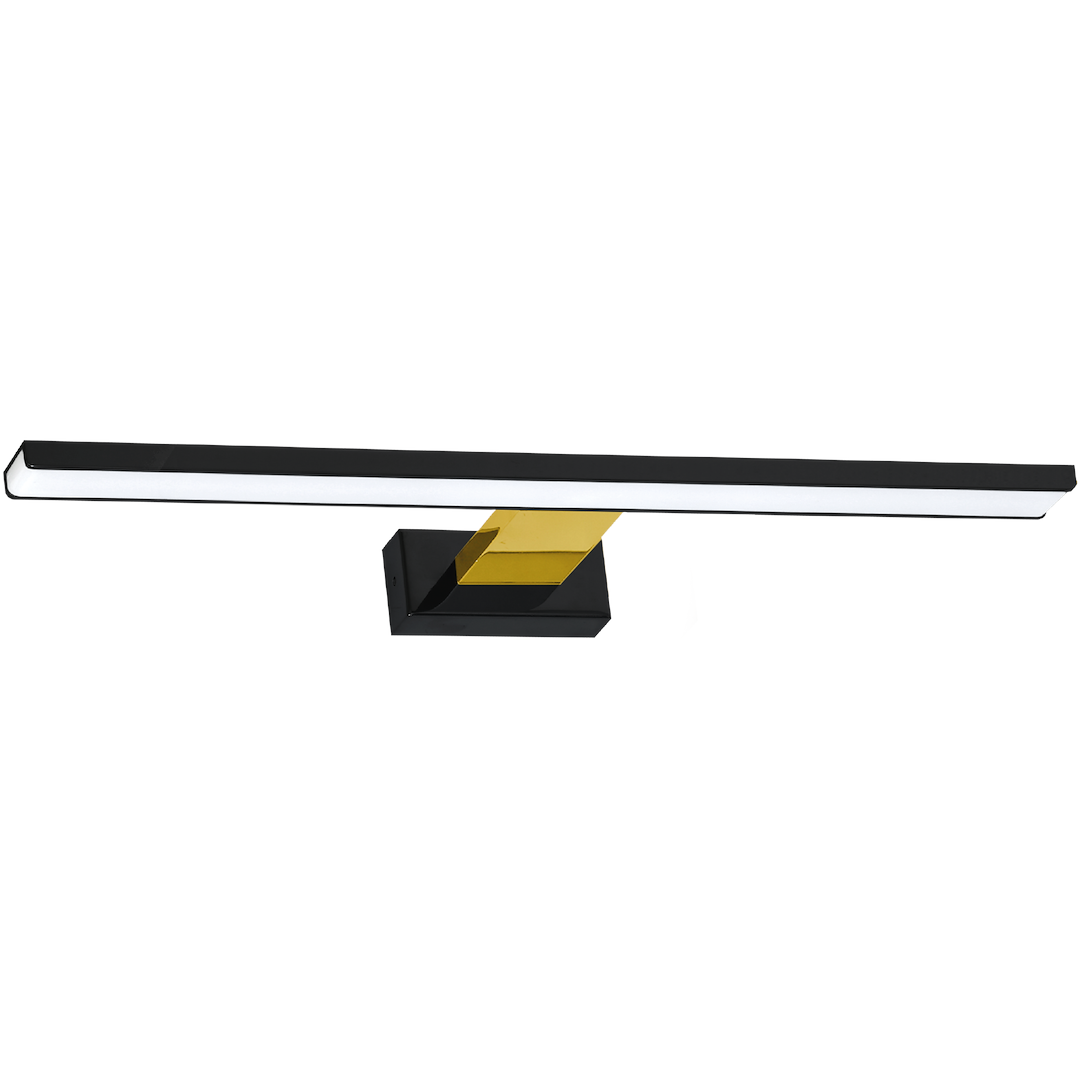 Applique miroir salle de bain SHINE 60 cm LED 13,8 W IP44 Noir/Or Applique murale SHINE NOIR/OR 60cm 13,8W LED