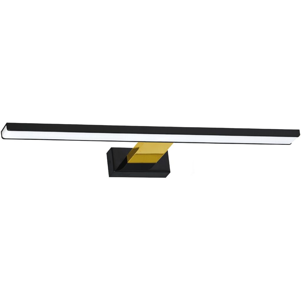 La boutique des lampes Design pour tous Applique murale SHINE NOIR/OR 60cm 13,8W LED