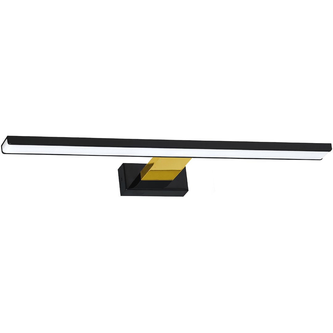 Applique miroir salle de bain SHINE 60 cm LED 13,8 W IP44 Noir/Or Applique murale SHINE NOIR/OR 60cm 13,8W LED