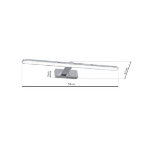 Applique murale SPLASH CHROME 60cm 12W LED