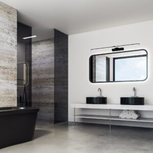 Applique murale SPLASH NOIRE 60cm 12W LED