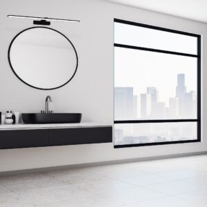 Applique murale SPLASH NOIRE 60cm 12W LED
