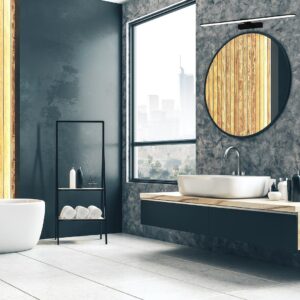 Applique murale SPLASH NOIRE 60cm 12W LED