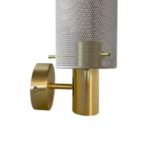 Applique murale TIRANA E27 - blanc/doré