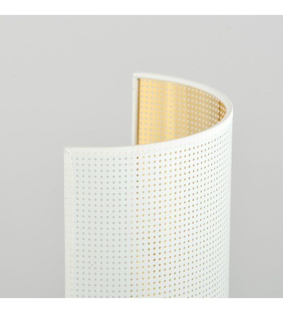 Applique murale ASTON K1 blanc/or – design épuré, matériaux nobles ASTON K1 BLANC/OR