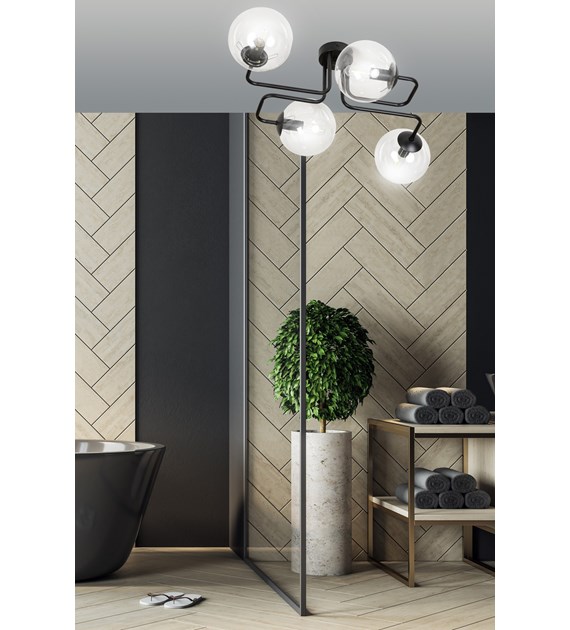 BRENDI 4 lampes plafonnier design en verre transparent BRENDI 4 BL TRANSPARENT" se traduit en français par "BRENDI 4 BL TRANSPARENT". Le titre semble être un nom de produit ou une marque qui ne nécessite pas de traduction. Si "BL"...