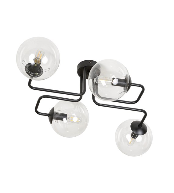 BRENDI 4 lampes plafonnier design en verre transparent BRENDI 4 BL TRANSPARENT" se traduit en français par "BRENDI 4 BL TRANSPARENT". Le titre semble être un nom de produit ou une marque qui ne nécessite pas de traduction. Si "BL"...