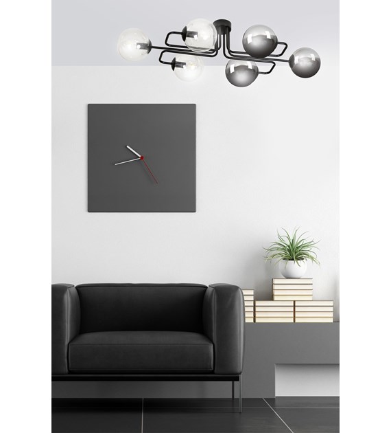 BRENDI Plafonnier 6 sources, design minimaliste, verre transparent BRENDI 6A BL MIX 3" ne contient pas d'éléments clairement traduisibles car il semble être un nom de produit spécifique. Toutefois, s'il s'agit d'un titre de modèle ou de série,...