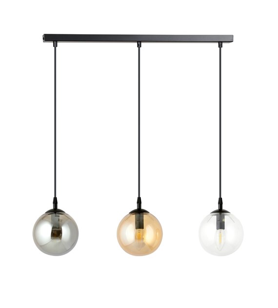 COSMO 3 BL MIX Lampe suspendue design, verre tendance, lumière ample COSMO 3 BL MIX" traduit en français reste "COSMO 3 BL MIX" car il s'agit d'un nom de produit qui ne nécessite pas de traduction