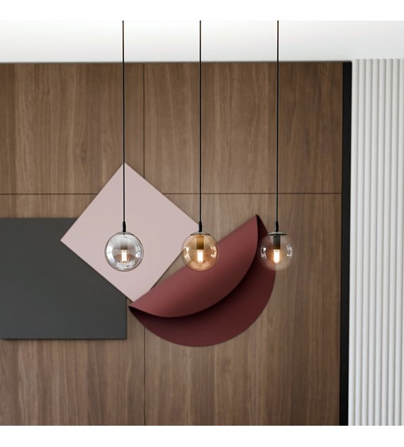 COSMO 3 BL MIX Lampe suspendue design, verre tendance, lumière ample COSMO 3 BL MIX" traduit en français reste "COSMO 3 BL MIX" car il s'agit d'un nom de produit qui ne nécessite pas de traduction