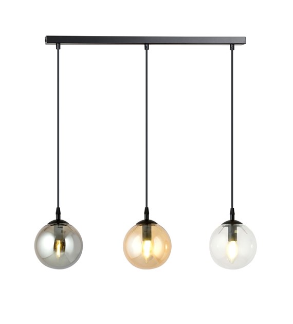 COSMO 3 BL MIX Lampe suspendue design, verre tendance, lumière ample COSMO 3 BL MIX" traduit en français reste "COSMO 3 BL MIX" car il s'agit d'un nom de produit qui ne nécessite pas de traduction