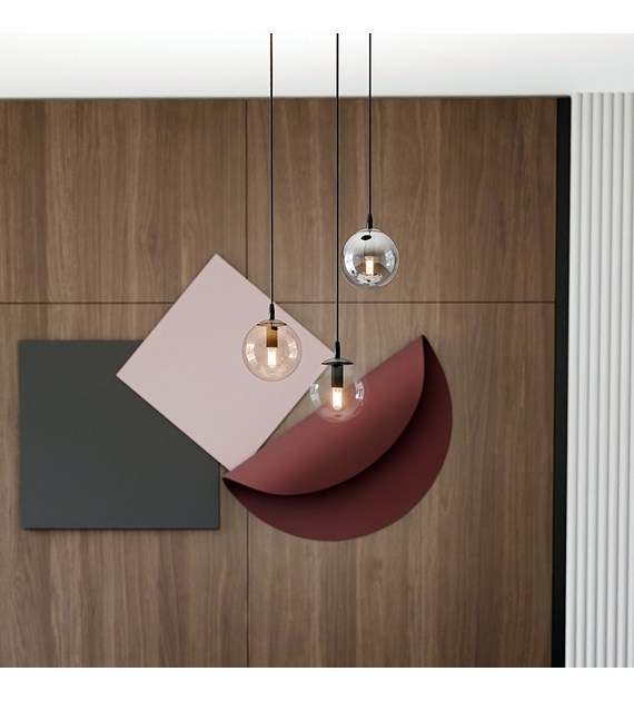 Lampe suspendue COSMO 3 Mix - verre premium, éclairage optimal COSMO 3 BL PREMIUM MIX