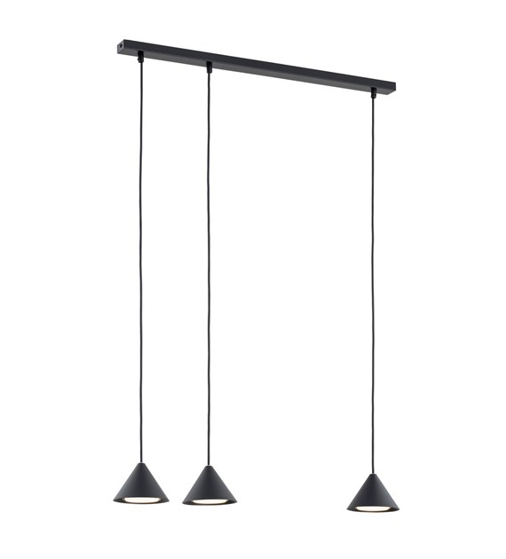 ELIT 3 Noir – Lampe suspendue conique qui sublime chaque pièce ELIT 3 NOIR